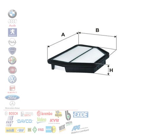 Filtro aria opel - aria,