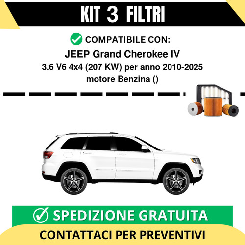 Kit filtri tagliando per - kit, 3