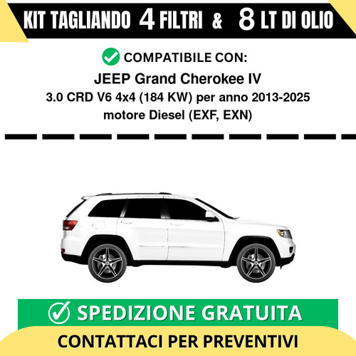 Tagliando per jeep grand - jeep,