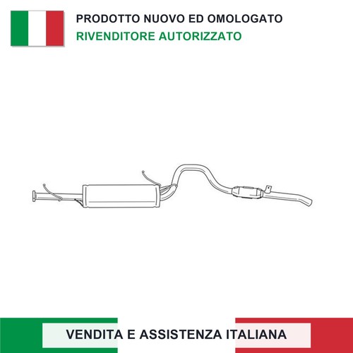 Silenziatore posteriore - silenziatore,